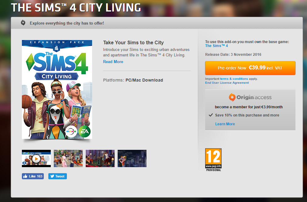 the sims 4 city living promo code